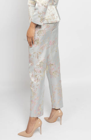 Embroidered Floral Pants