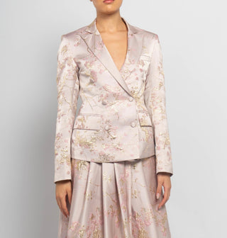 Embroidered Floral Blazer
