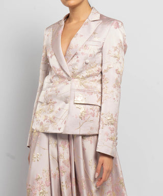 Embroidered Floral Blazer
